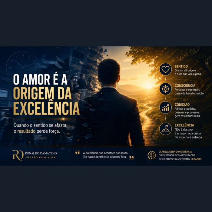 O Amor é a Origem da Excelência