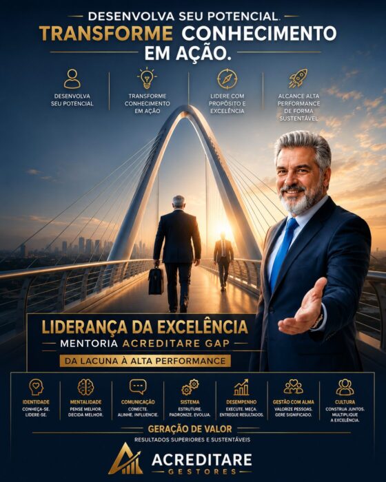 Liderança da Excelência: Mentoria Acreditare GAP