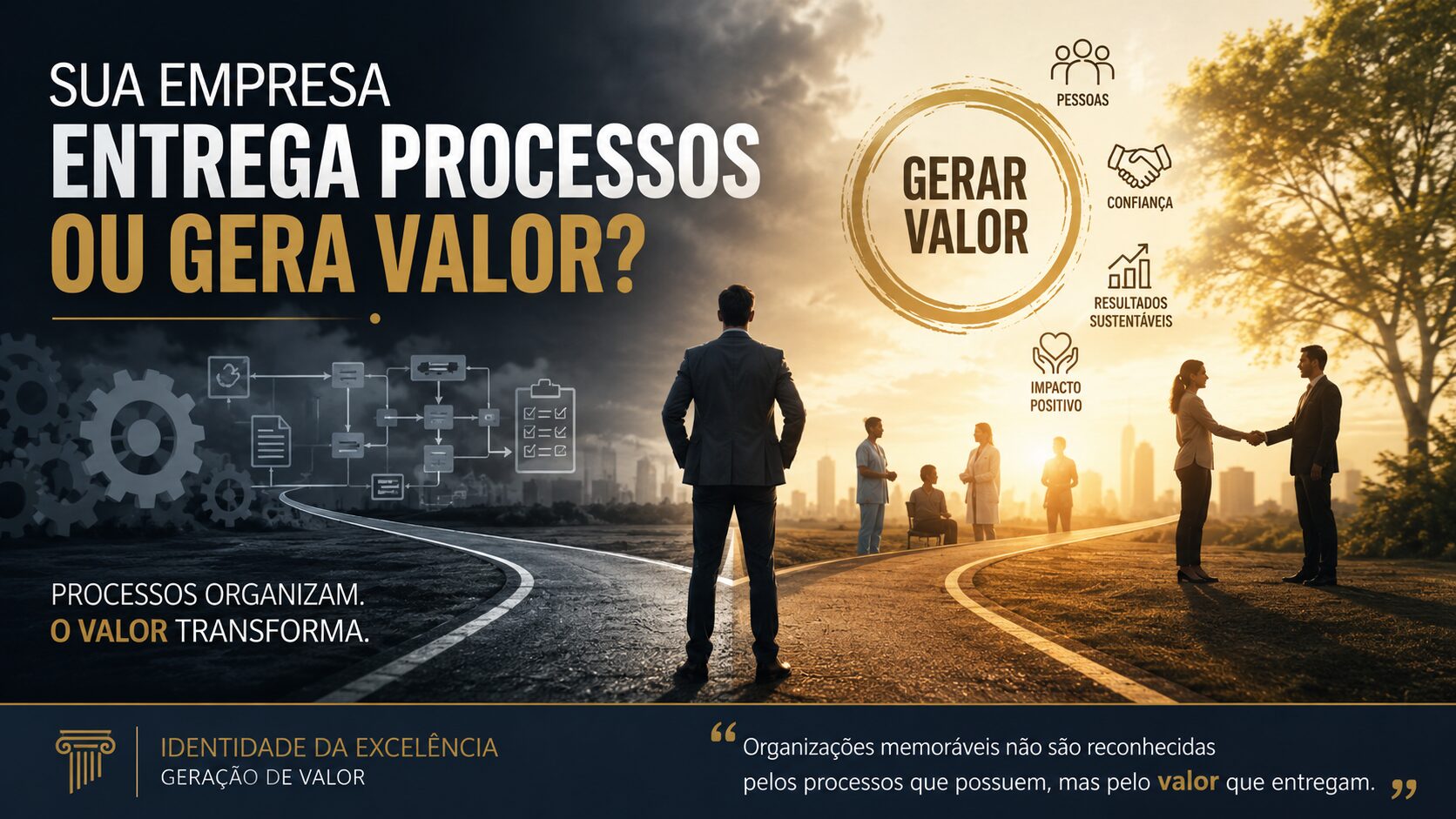 Sua empresa entrega processos ou gera valor?