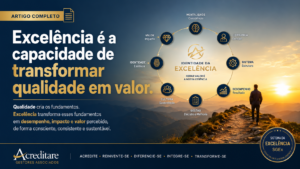 Excelência é a capacidade de transformar qualidade em valor