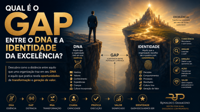 Qual é o GAP entre o DNA e a Identidade da Excelência?